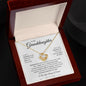 Granddaughter Gift from Grandma or Grandpa, To Our Grand Daughters, 14k White Gold Necklace