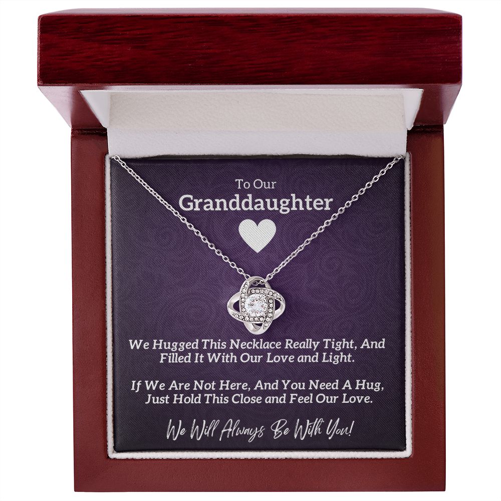 Our Granddaughter - Always With You ♥️ Beautiful 14k White Gold Necklace Gift Bundle