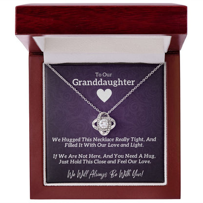 Our Granddaughter - Always With You ♥️ Beautiful 14k White Gold Necklace Gift Bundle