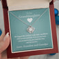 Granddaughter - Our Love (Grandma & Grandpa) | Beautiful 14k White Gold Necklace