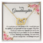 Granddaughter - Always Love You | Rose Gold Connected Hearts Necklace