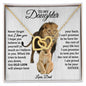 Daughter Connected Hearts (Love Dad) This Old Lion Poem, Custom Gift