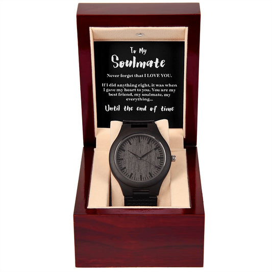wooden watch soulmate gift