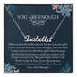 You Are Enough | Personalized Stainless Steel Monogram Necklace