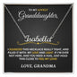 To Granddaughter (Love, Grandma) | Personalized Calligraphy Necklace