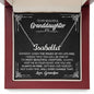 Beautiful Granddaughter (Love, Grandpa) | Custom Name Necklace w/ Gift Box