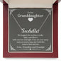 To Our Granddaughter (Love Grandma and Grandpa) | Custom Stainless Steel Name Necklace