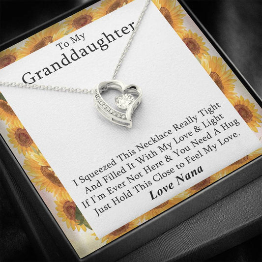 To My Daughter - If I'm Ever Not Here (Love, Nana) | Stunning 14k Gold Forever Love Heart Necklace
