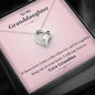 To My Daughter - I Will Stay Forever (Love, Grandma) | Stunning 14k Gold Forever Love Heart Necklace
