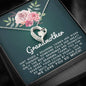 Grand Mother - Sweeter By Your Side | Stunning 14k Gold Forever Love Heart Necklace