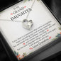 To My Grand Daughter - When We're Not Together (Love, Grandma) | Stunning 14k Gold Forever Love Heart Necklace