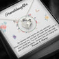 Grand Daughter - You Will Always Be My Little Angel | Stunning 14k Gold Forever Love Heart Necklace