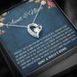 Aunt & Niece - This Beautiful Journey Of Life | Stunning 14k Gold Forever Love Heart Necklace