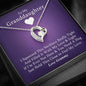 To My Grand Daughter - If I'm Ever Not Here (Love, Grammy) | Stunning 14k Gold Forever Love Heart Necklace