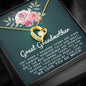 Great Grand Mother - Sweeter By Your Side | Stunning 14k Gold Forever Love Heart Necklace