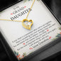 To My Grand Daughter - When We're Not Together (Love, Grandma) | Stunning 14k Gold Forever Love Heart Necklace