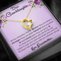 Dear Grand Daughter - Go Chase Your Dreams | Stunning 14k Gold Forever Love Heart Necklace