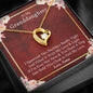 To My Grand Daughter - If I'm Ever Not Here (Love, Nana) | Stunning 14k Gold Forever Love Heart Necklace