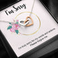 I'm Sorry - Please Forgive Me |  Beautiful 14k Gold Forever Family Locked Hearts