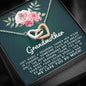 Grand Mother - Sweeter By Your Side | Beautiful 14k Gold Forever Family Locked Hearts