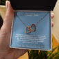 No Friend As Special As You - Best Friend Necklace | Chosen Sister | Interlocking Hearts Unbreakable Bond Necklace and Gift Box