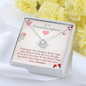 To My Grand Daughter - Feel My Love | Handcrafted 14k Family Knot Necklace & Free Gift Card