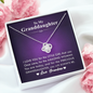 To My Grand Daughter - For the Amazing Woman You Are Today | Artisan Crafted 14k Gold Knot Family Necklace