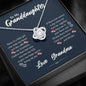 To My Grand Daughter - God Sent You in My Life | Artisan Crafted 14k Gold Family Knot Necklace