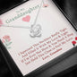 To My Grand Daughter - Feel My Love | Handcrafted 14k Family Knot Necklace & Free Gift Card