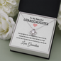 To My Granddaughter - Good In Every Day | 14k White Gold Necklace for Granddaughter From Grandma