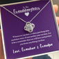 To Our Granddaughter - When You Feel Anxious | 14k White Gold Necklace