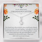 To My Beautiful Grand Daughter - You're More Amazing | Beautiful 14K White Gold Family Forever Pendant Necklace & Gift Card
