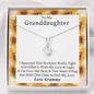 To My Grand Daughter - If I'm Ever Not Here (Love, Grammy) | Beautiful 14k White Gold Family Forever Pendant