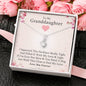 To My Grand Daughter - If You Need A Hug | Beautiful Artisan Crafted 14K White Gold Family Forever Pendant