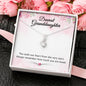 Dearest Grand Daughter - You Stole Our Heart | Beautiful 14k White Gold Family Forever Pendant