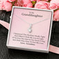 To My  Grand Daughter - If I'm Ever Not Here (Love, Grandma) | Beautiful 14k White Gold Family Forever Pendant