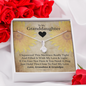 To My Grand Daughter - If You Need A Hug (Love, Grandma & Grandpa | Beautiful 14K White Gold Family Forever Pendant