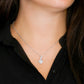Aunt & Niece Bond - Beautiful Journey of Life | Stunning 14k White Gold Family Forever Pendant