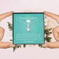 To My Grand Daughter - If I'm Ever Not Here (Love, Grandma) | Beautiful 14K White Gold Family Forever Pendant Necklace & Message Card