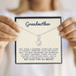 Grand Mother - Life Is So Much Sweeter By Your Side |  Beautiful 14k White Gold Family Forever Pendant
