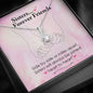 Sisters, Forever Friends - Side By Side Or Miles Apart | Beautiful 14k White Gold Family Forever Pendant