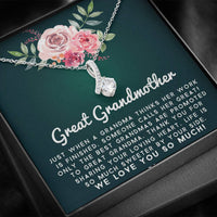Great Grand Mother - Sweeter By Your Side | Beautiful 14k White Gold Family Forever Pendant