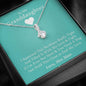To My Grand Daughter - If Ever I'm Not Here (Love, Mee Maw) | Beautiful14K White Gold Family Forever Pendant