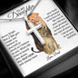 Daughter Cross Necklace (Love Dad) | Proud to Be Your Father