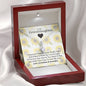 To My Grand Daughter - If I'm Ever Not Here (Love, Grandma & Grandpa) |  Stunning 14k White Gold Family Forever Pendant