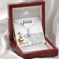 To My Niece - Promise To Love You (Love, Your Aunt) | Beautiful 14K White Gold Family Forever Pendant