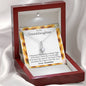 To My Grand Daughter - If I'm Ever Not Here (Love, Grandma) | Beautiful 14k White Gold Family Forever Pendant