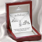 To My Daughter - When We Can't Be Together | Beautiful 14K White Gold Family Forever Pendant