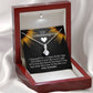 To My Grand Daughter - If I'm Ever Not Here ( Love, Grandma) | Beautiful Artisan Crafted 14K White Gold Family Forever Pendant
