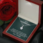 To My Grand Daughter - As Long As These Moments Last (Love Grandpa) |  Beautiful 14K White Gold Family Forever Pendant